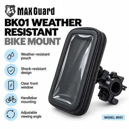 Waterproof Weather Resistant Bike Phone Mount BK01