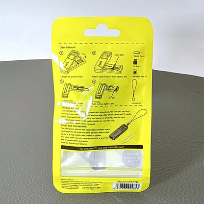 Budi Sim Card Ejection Pin SIM TF Card Storage Small Box CP577B