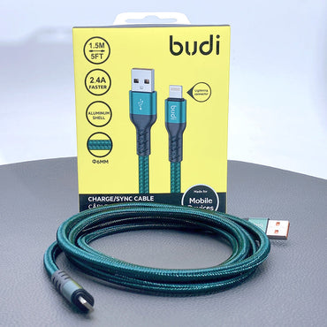 Budi DC232L15L 1.5m USB-A to Lightning cable