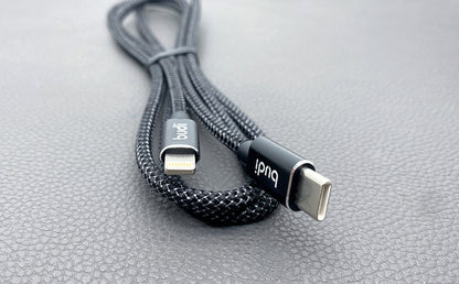 Budi DC206TL10 1m 20W Type-C to Lightning cable