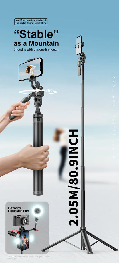 LONG  2m Stable Selfie Tripod C05