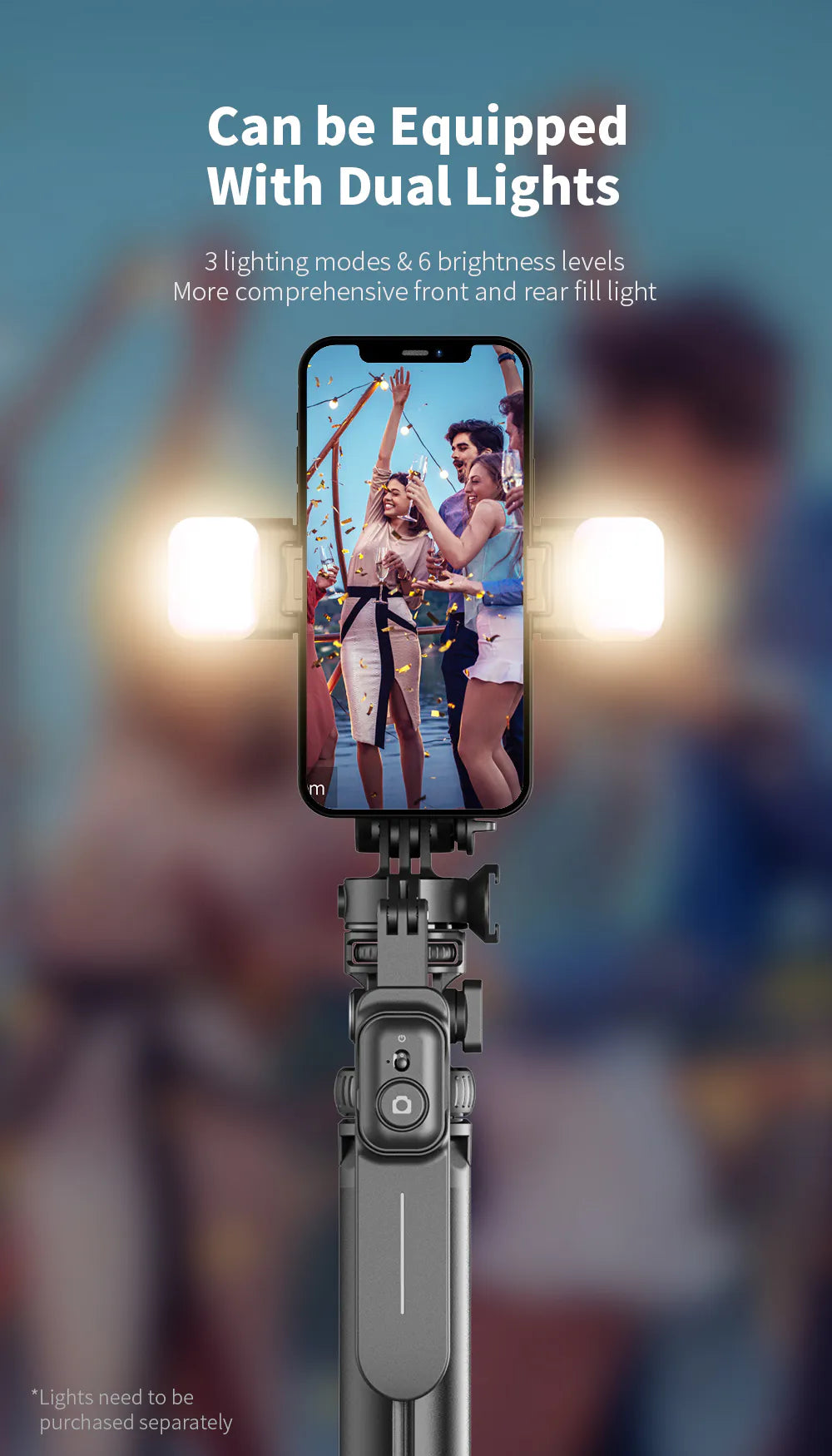 LONG  2m Stable Selfie Tripod C05