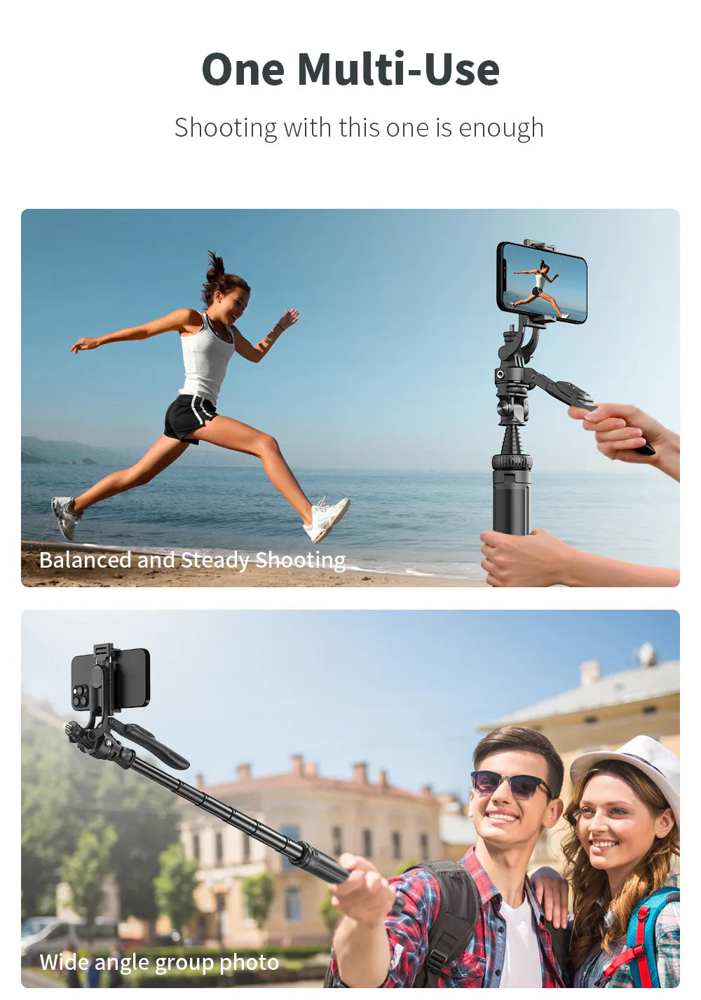 LONG  2m Stable Selfie Tripod C05