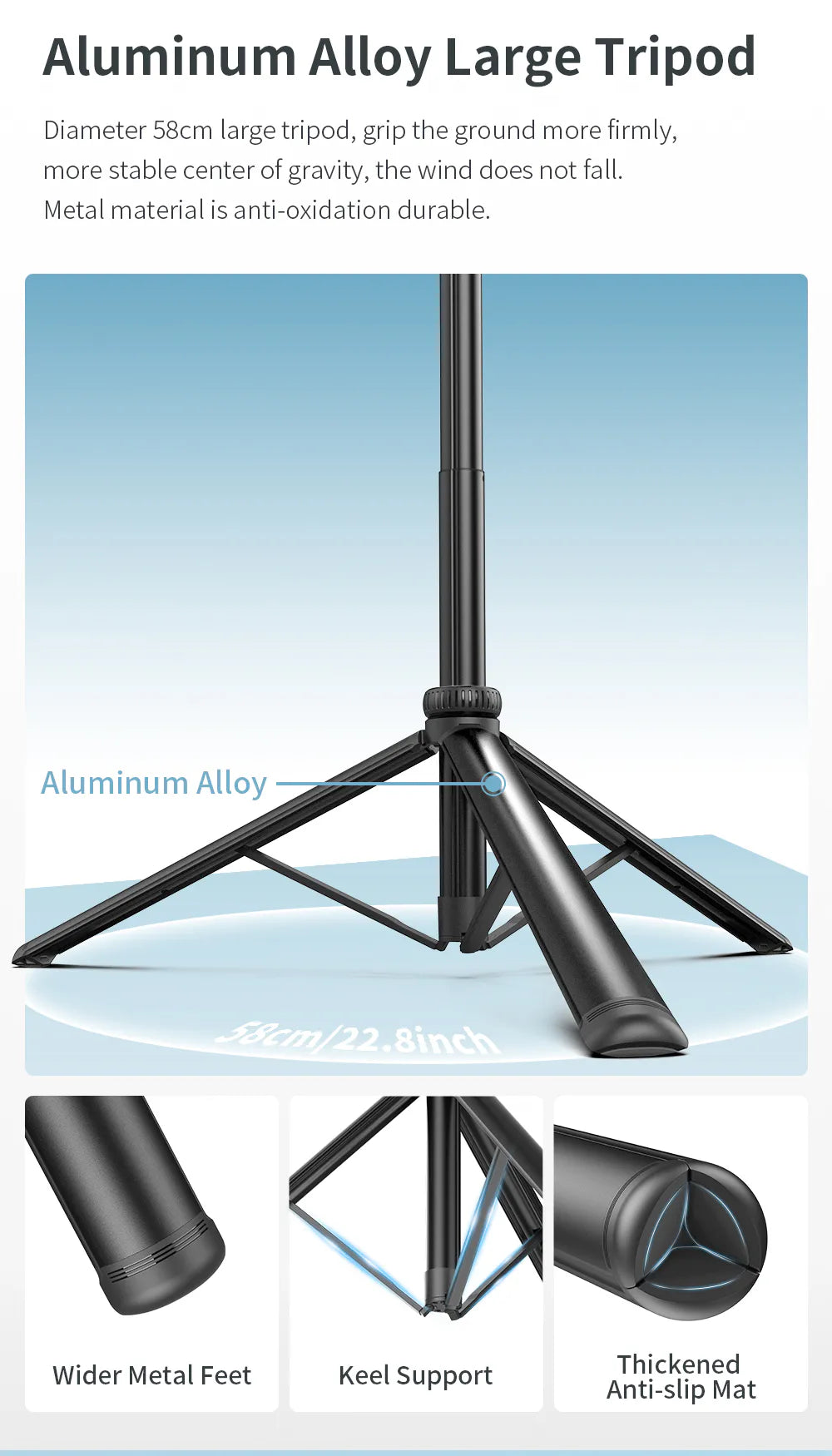 LONG  2m Stable Selfie Tripod C05