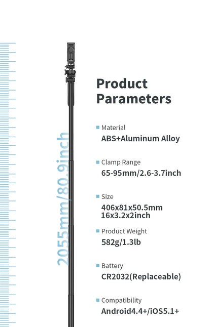 LONG  2m Stable Selfie Tripod C05