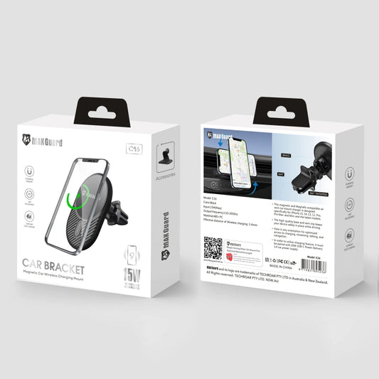 Maxguard C16 15W MagFit Car Holder Charger