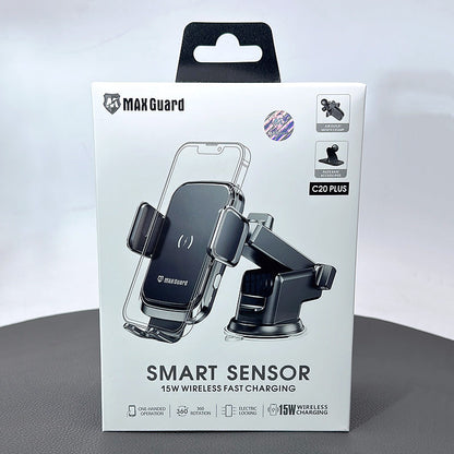 Maxguard C20 Plus 15W Wireless Car Charger Holder