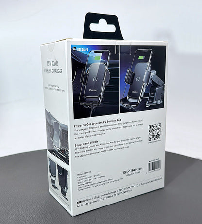Maxguard C20 Plus 15W Wireless Car Charger Holder