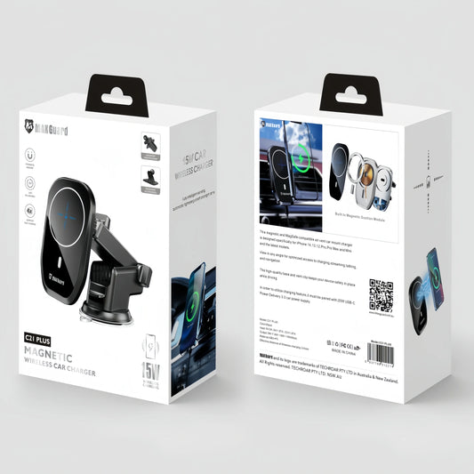 Maxguard C21 Plus 15W MagFit Wireless Car Holder