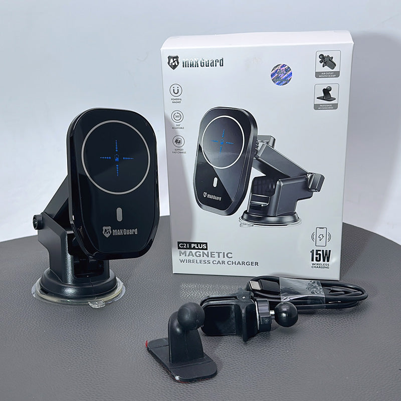 Maxguard C21 Plus 15W MagFit Wireless Car Holder