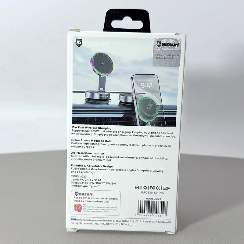 Maxguard C23 Magnetit Charging Car Holder