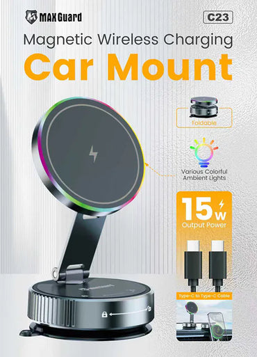 Maxguard C23 Magnetit Charging Car Holder