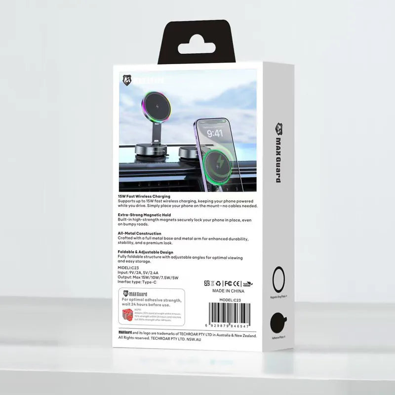 Maxguard C23 Magnetit Charging Car Holder