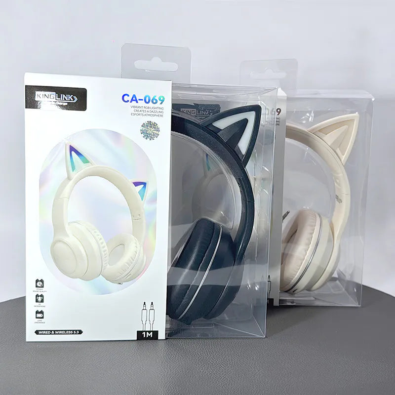 Kinglink CA069 kids 5.3 Wired & wireless bluetooth earphone