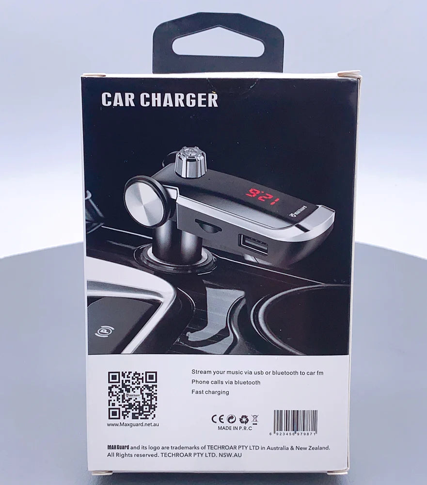 Maxguard CF2 Wireless Bluetooth 2 USB FM Transmitter