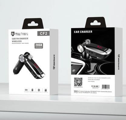 Maxguard CF2 Wireless Bluetooth 2 USB FM Transmitter