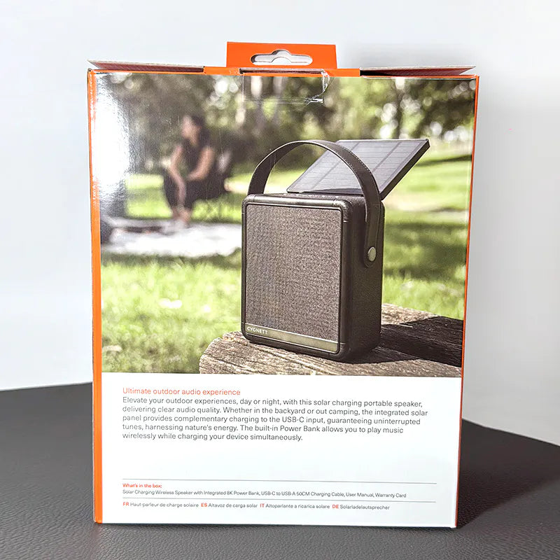 CYGNETT Solar Bluetooth Speaker
