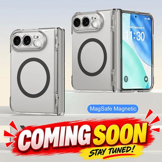 Case for iPhone Duo Crystal Foldmag (Built-in Tempered Glass)