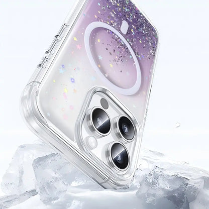 Case for iPhone 15 Pro max 6.7 Crystal Glitter MagFit