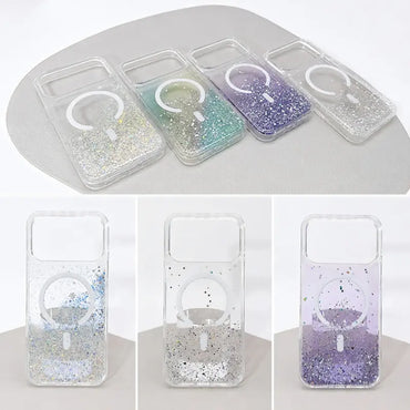 Case for iPhone 13 6.1 Crystal Glitter MagFit (14 6.1/15 6.1 fit)
