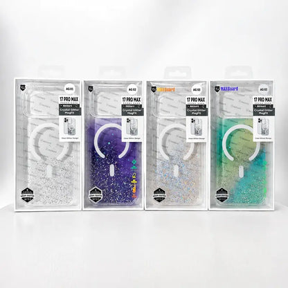 Case for iPhone 15 Pro max 6.7 Crystal Glitter MagFit
