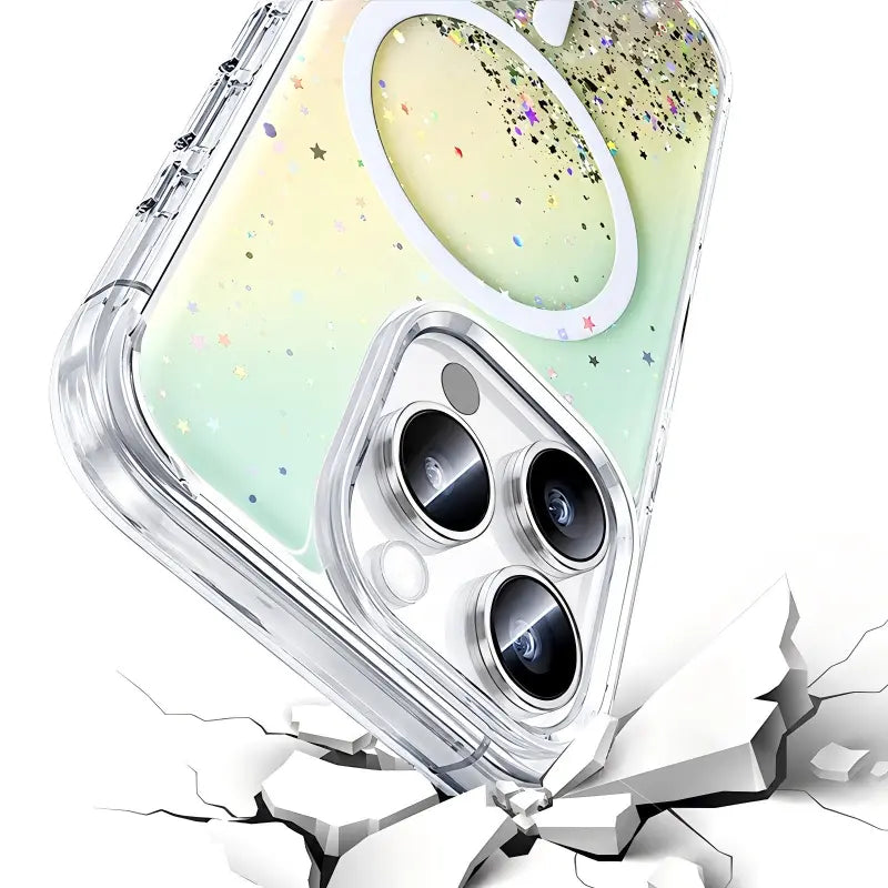 Case for iPhone 15 Pro max 6.7 Crystal Glitter MagFit