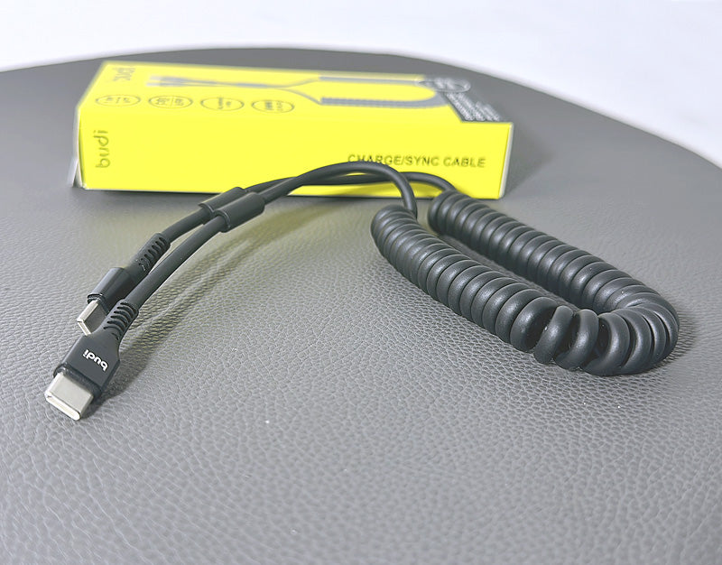 Budi DC210TTS18B 1.8m 65W Type-C to C cable