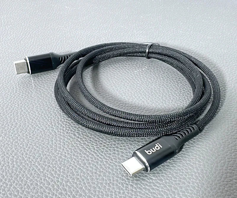 Budi DC253TT12B 1.2m 65W Type-C to C Cable