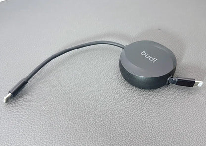 Budi DC257TL10B 1m 27W Type-C to Lightning Cable