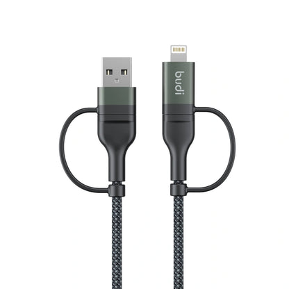 Budi DC259ATTL12B 65W 27W 4-in-1 Charge/SYNC Cable