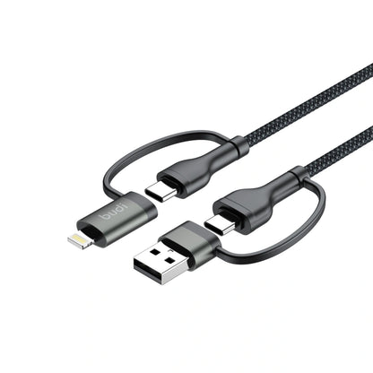 Budi DC259ATTL12B 65W 27W 4-in-1 Charge/SYNC Cable