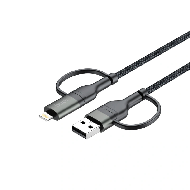 Budi DC259ATTL12B 65W 27W 4-in-1 Charge/SYNC Cable