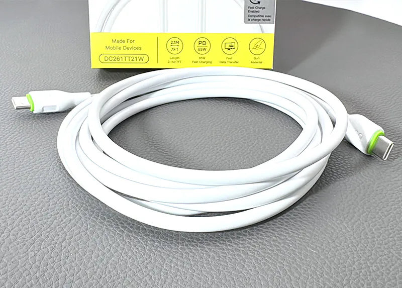 Budi DC261TT21W 2.1m Type-C to C Cable