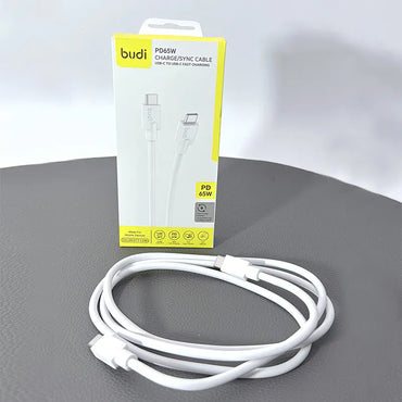 Budi DC263TT12 1.2m 65W Type-C to C Cable