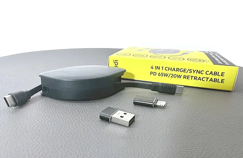 Budi DC535B 1m 4 in 1 65W/20W Type-C to Lightning Cable