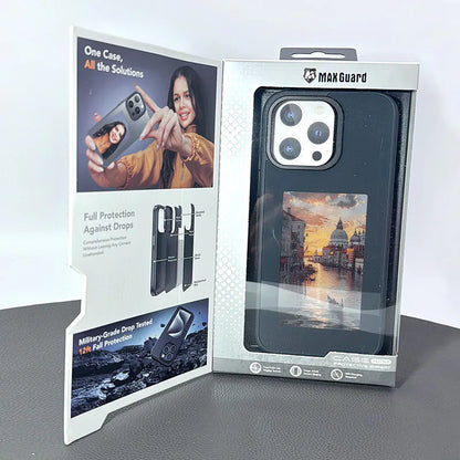 Case for Iphone 13 Pro max 6.7 Maxguard DIY NFC Ink Screen