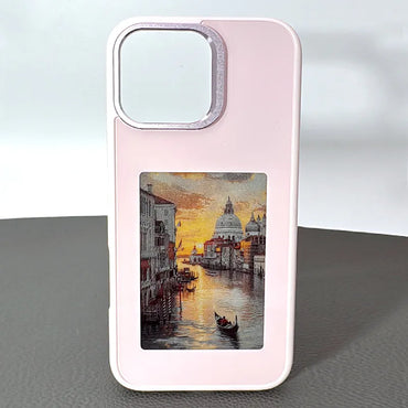 Case for Iphone 13 6.1 Maxguard DIY NFC Ink Screen  (14 6.1 fit)
