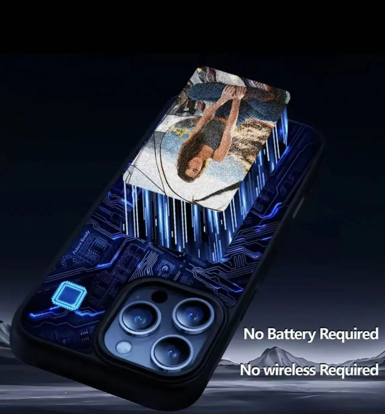 Case for Iphone 16 Plus 6.7 Maxguard DIY NFC Ink Screen