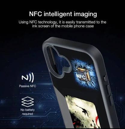 Case for Iphone 15 6.1 Maxguard DIY NFC Ink Screen