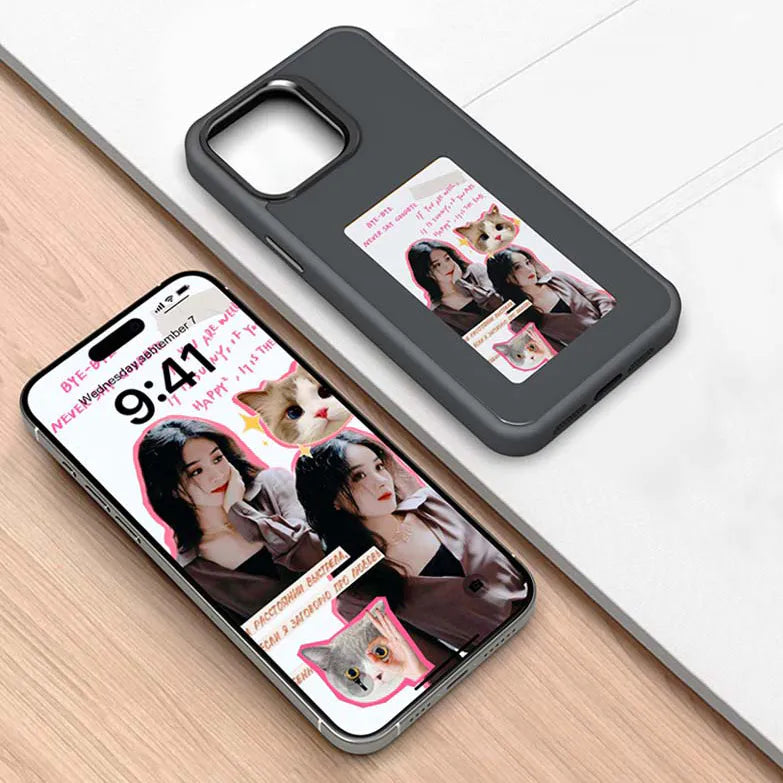 Case for Iphone 15 Pro 6.1 Maxguard DIY NFC Ink Screen