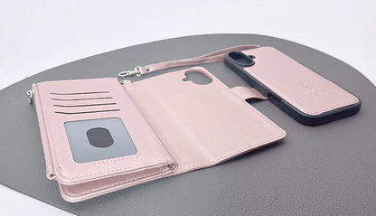 Case for iPhone 15 Pro max 6.7 Maxguard Detachable Magnetic Zipper Wallet