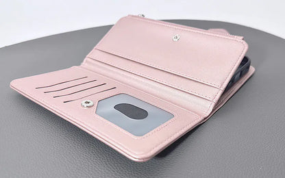 Case for Iphone 14 Pro 6.1 Maxguard Detachable Magnetic Zipper Wallet