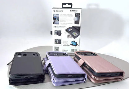 Case for iPhone 17 Air 6.6 Maxguard Detachable Magnetic Zipper Wallet