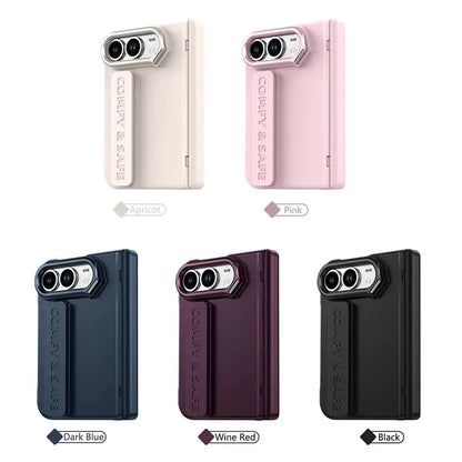 Case for iPhone Duo Gripsafe stand fold (Built-in Tempered Glass)