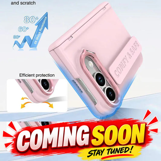 Case for iPhone Duo Gripsafe stand fold (Built-in Tempered Glass)