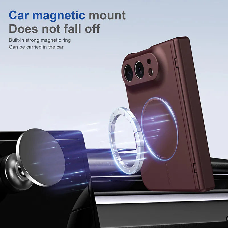 Case for iPhone Duo Mag Snap Pro Fold MagFit (Built-in Tempered Glass)