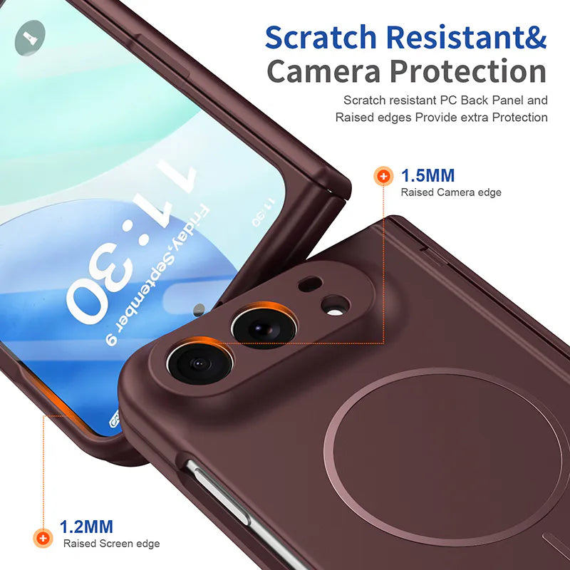 Case for iPhone Duo Mag Snap Pro Fold MagFit (Built-in Tempered Glass)