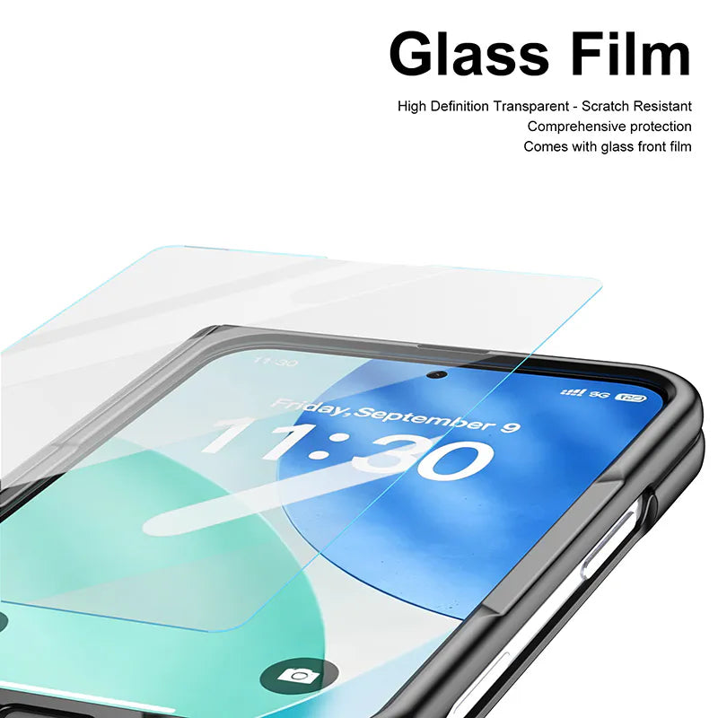 Case for iPhone Duo ShockProof with penslot (Built-in Tempered Glass)