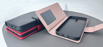 Case for Iphone 13 Pro 6.1 hanman 2 in 1 detachable magnetic wallet