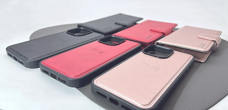 Case for iPhone 15 Pro max 6.7 Hanman 2 in 1 Detachable Magnetic Wallet